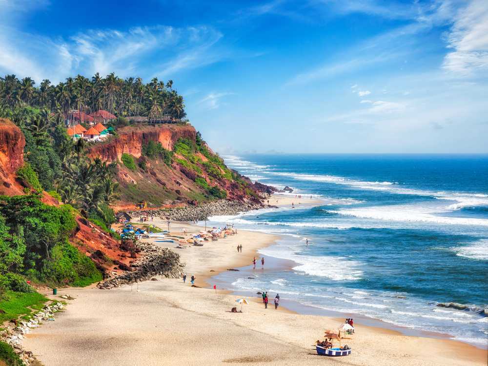 Varkala Cliff Beach